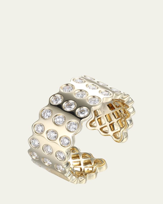14K Yellow Gold LEGGO 2.0 Large Diamond Ring